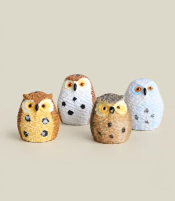 Miniature Owl Figurine Collection - Image 4