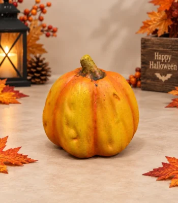 Decorative Autumn Pumpkin Figurines – Set of 3 - Image 5