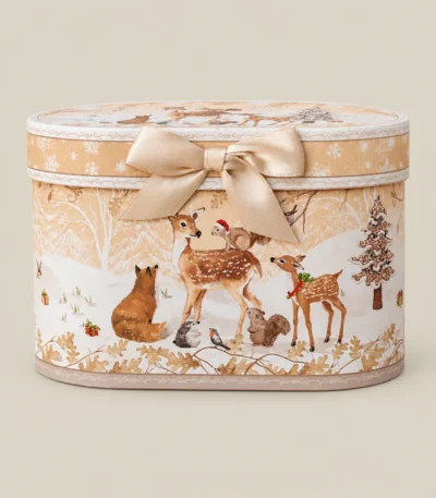 Christmas Woodland Deer Ceramic Mug Gift Set with Matching Decorative Gift Box – Set of 2 - Image 6