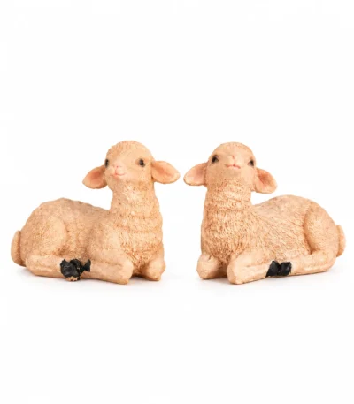 Cute Mini Lamb Figurines – Per set - Image 4