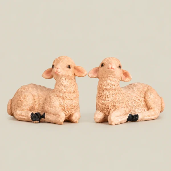 Cute Mini Lamb Figurines – Per set