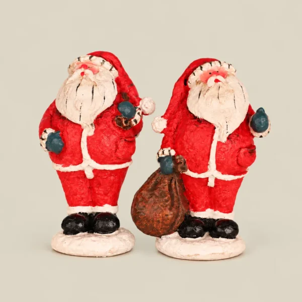 Traditional Santa Claus Christmas Figurines